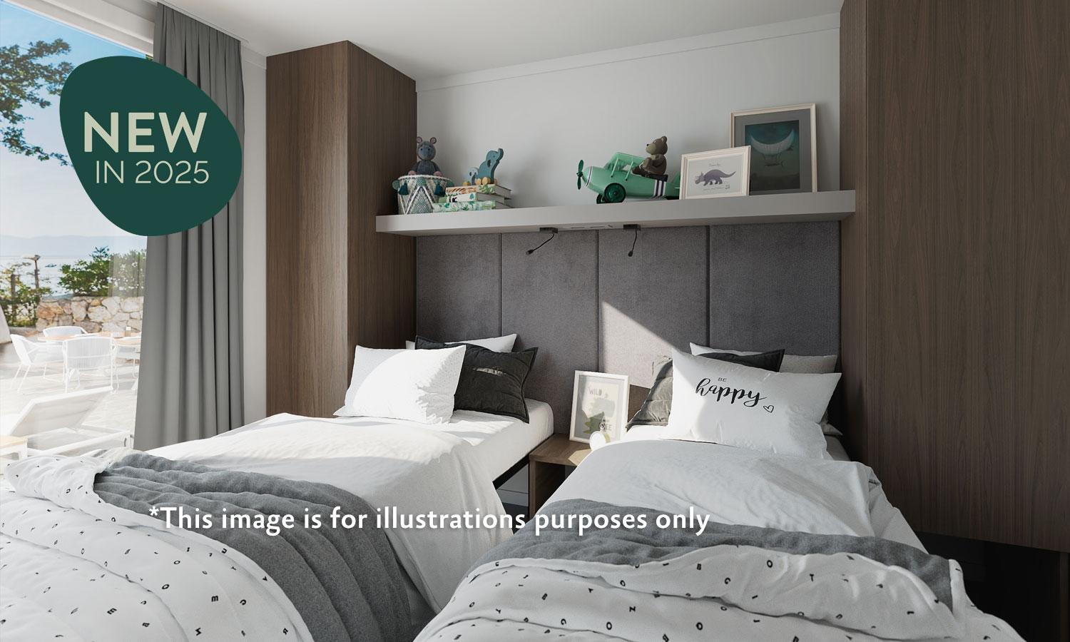 Aminess Style Glamping Villas & Holiday Homes Atea Нивице Экстерьер фото The new bedroom design for the 2025 Student Village