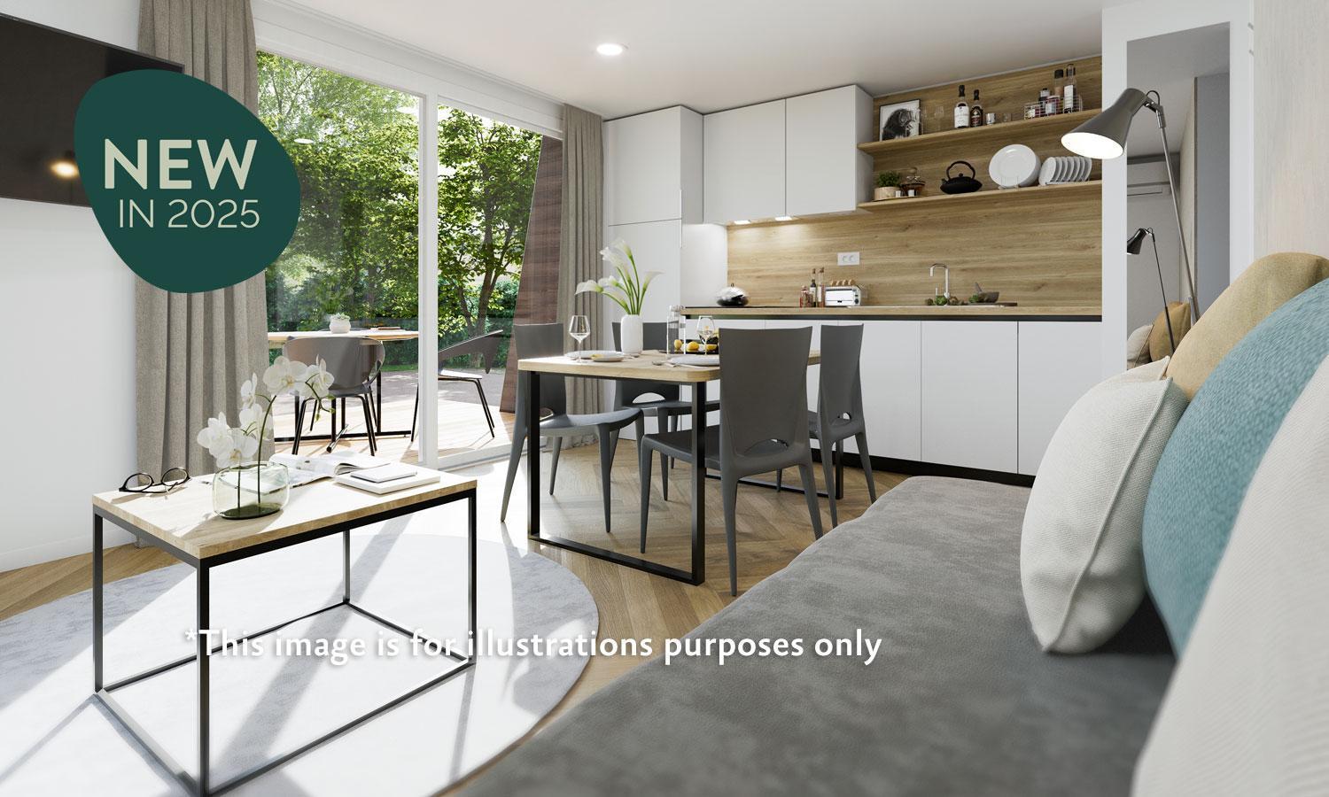 Aminess Style Glamping Villas & Holiday Homes Atea Нивице Экстерьер фото Interior of a typical apartment